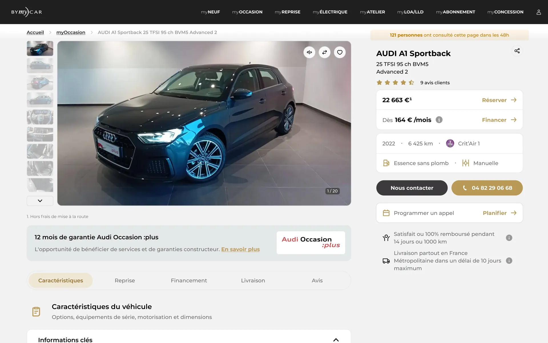 Nouvelle page produit BYmyCAR